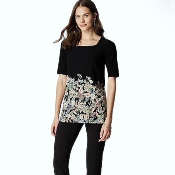 J. Jill Wearever A-Line Tunic, Black, XS, NWT - Picture 2 of 11